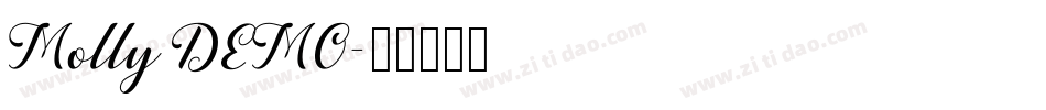Molly DEMO字体转换